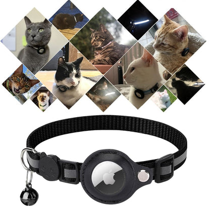 Feline Freiheit Katzenhalsband mit Sicherheitsverschluss und GPS-Tracker-Halterung