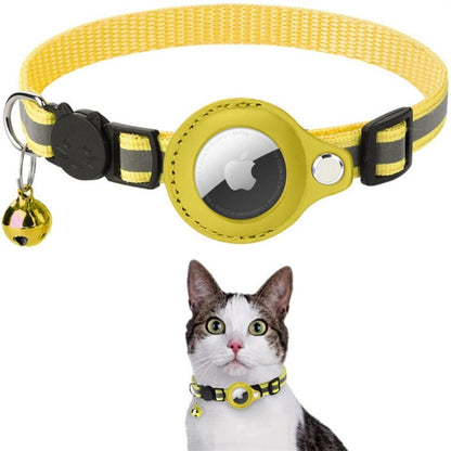 Feline Freiheit Katzenhalsband mit Sicherheitsverschluss und GPS-Tracker-Halterung