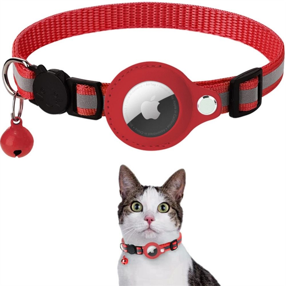 Feline Freiheit Katzenhalsband mit Sicherheitsverschluss und GPS-Tracker-Halterung