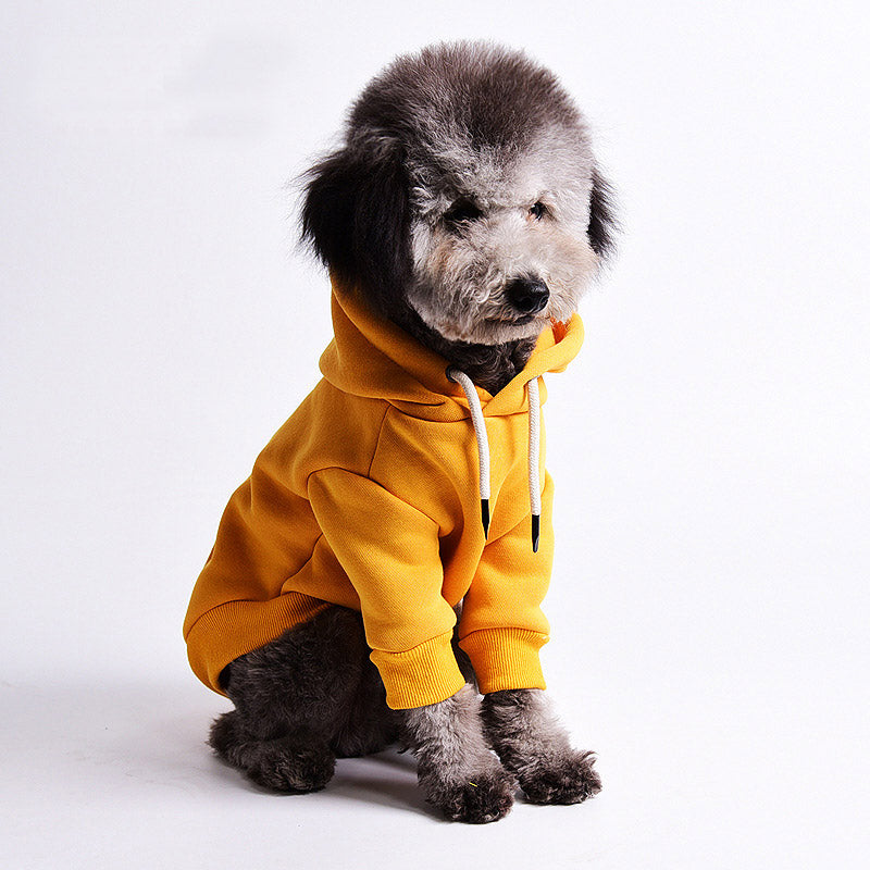 Flauschiger Fleece-Pullover in uni für Hunde