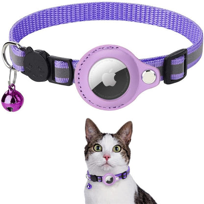 Feline Freiheit Katzenhalsband mit Sicherheitsverschluss und GPS-Tracker-Halterung