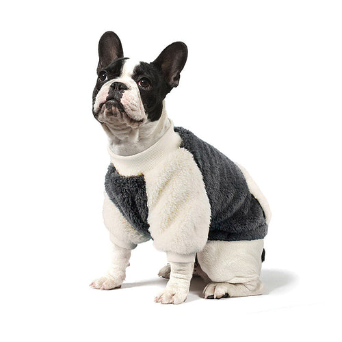 Fleece-gefütterte wendbare Hundejacke