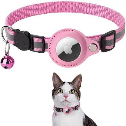 Feline Freiheit Katzenhalsband mit Sicherheitsverschluss und GPS-Tracker-Halterung