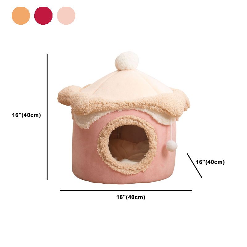 Gemütliches Cupcake-Haustierhaus aus Samt