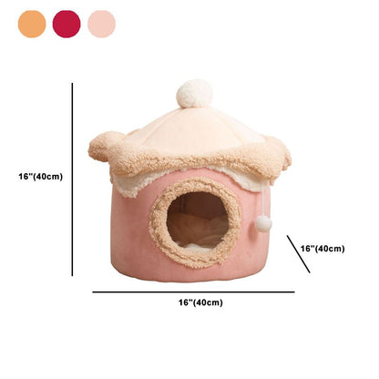 Gemütliches Cupcake-Haustierhaus aus Samt