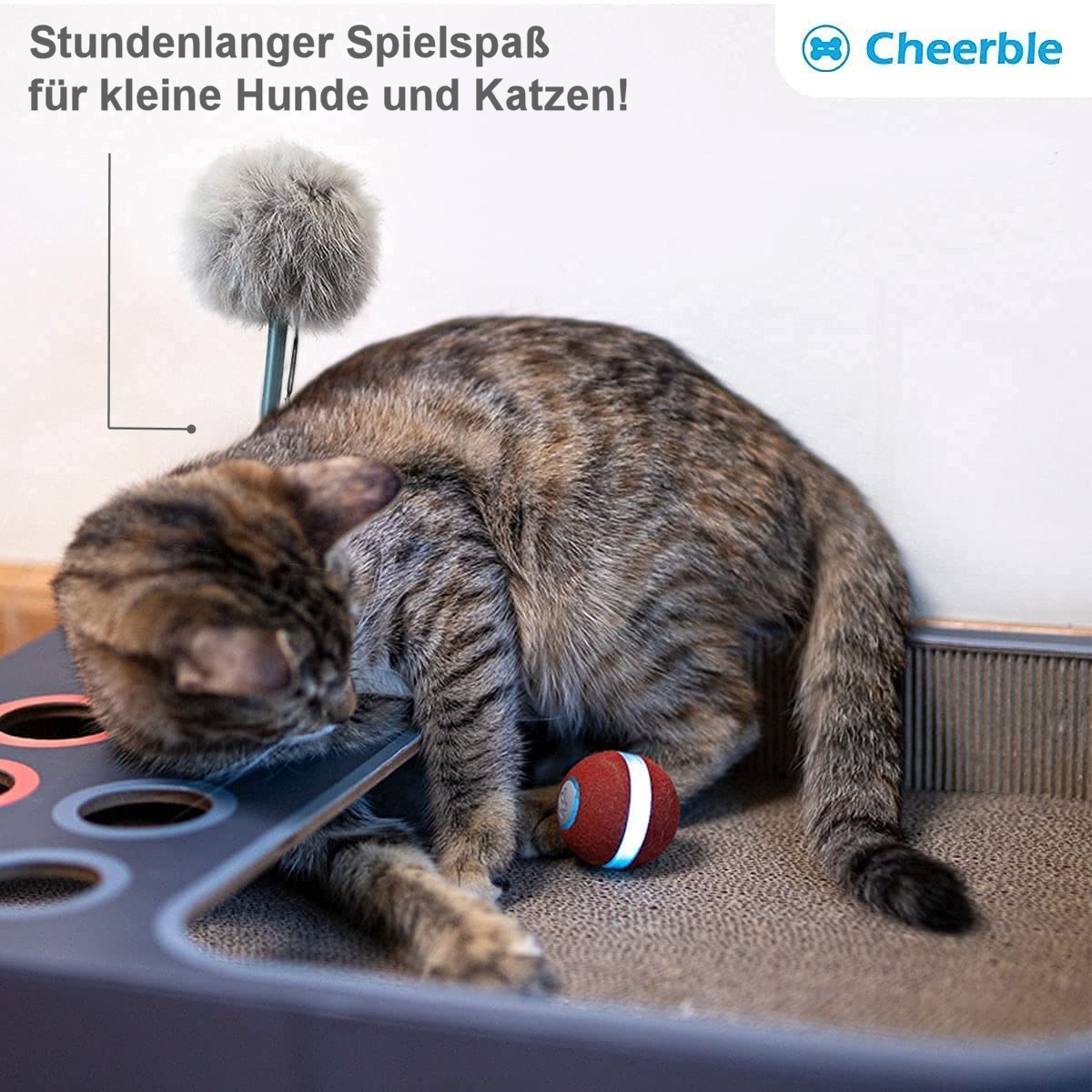 Cheerble® Ball 2.0 - Das ultimative interaktive Spielzeug für deinen treuen Freund